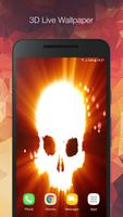 Skulls Live Wallpaper poster