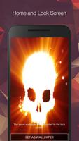 Skulls Live Wallpaper تصوير الشاشة 1