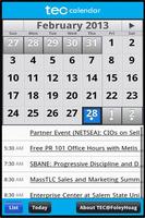 TEC Calendar Screenshot 2