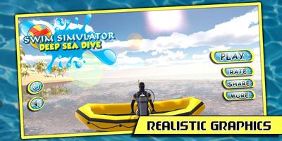Swim Simulator - Deep Sea Dive Affiche