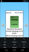 Spanish: Word of the day capture d'écran 1