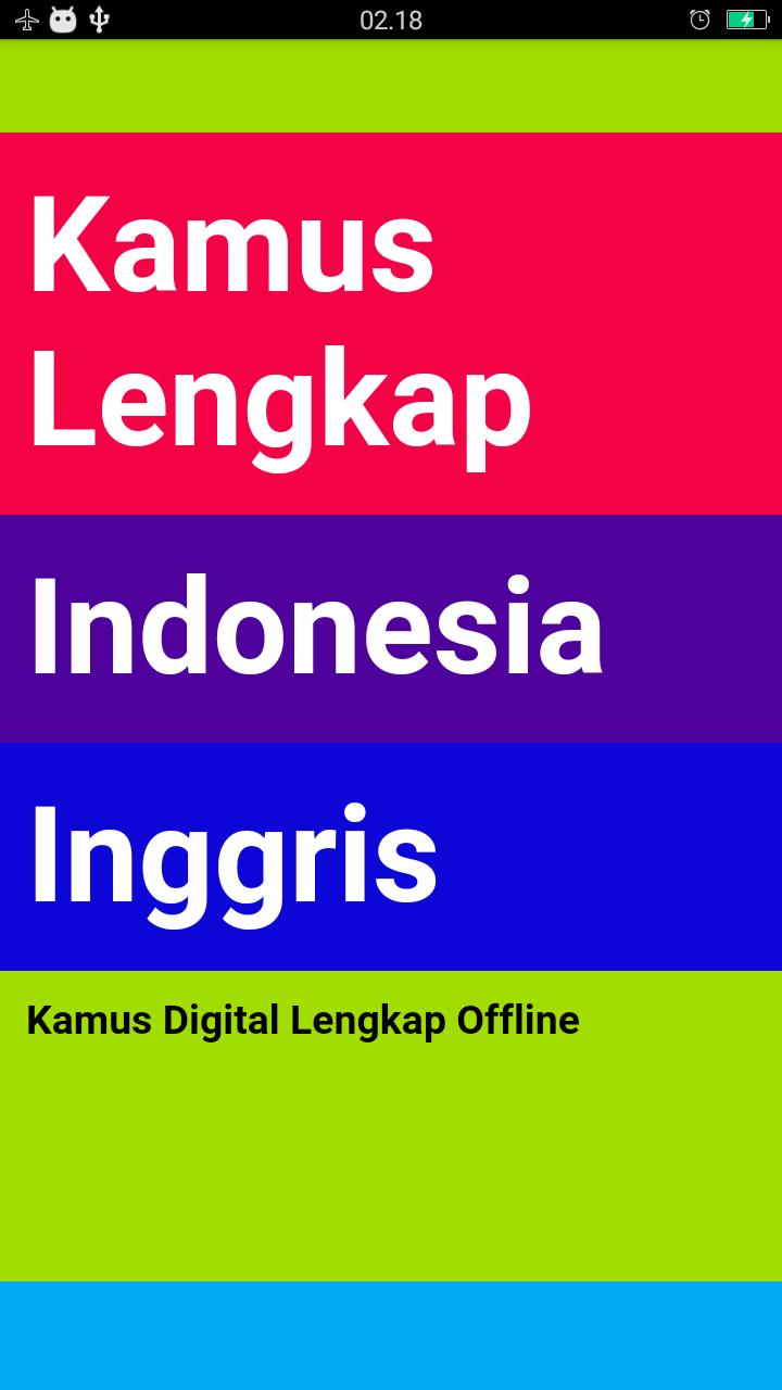 Inggris indonesia lengkap kamus bahasa ‎Kamus Inggris