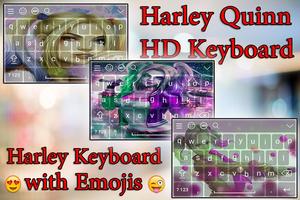 Harley Keyboard Quinn Theme HD Affiche