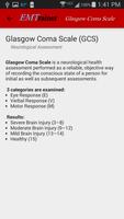 Glasgow Coma Scale (GCS) ภาพหน้าจอ 1