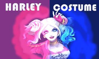 Harley Dress up Quinn Costume पोस्टर