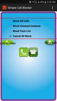 Simple call blocker-poster
