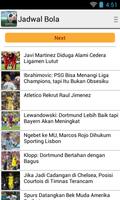 Jadwal Bola capture d'écran 1