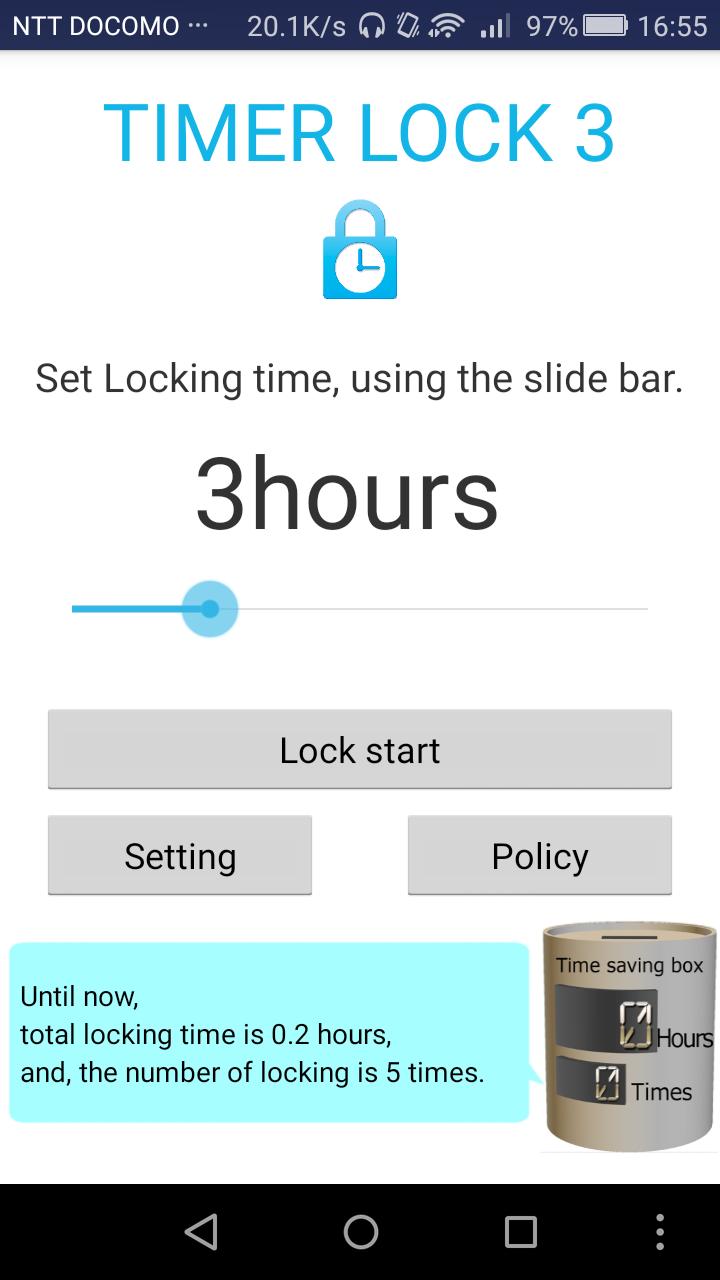 Android 用の スマホ依存症アプリ タイマーロック3 Timerlock3 Apk をダウンロード