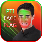 PTI Face Flags and Stickers - PTI Flag Selfies icon