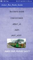 Jaipur Bus Route Guide plakat