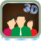 3D Contacts View icône