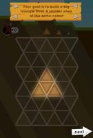 Trig: Triangular Puzzle Game تصوير الشاشة 1