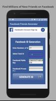 Facebook Friends List Generator captura de pantalla 1