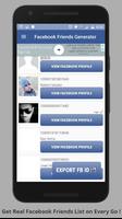 Facebook Friends List Generator capture d'écran 3