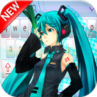 Hatsune Miku Keyboard Themes icône