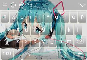 Hatsune Miku Keyboard Themes скриншот 3
