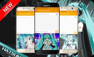 Hatsune Miku Keyboard Themes Affiche