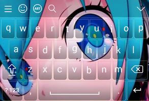 Hatsune Miku Keyboard Themes capture d'écran 1