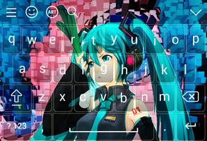 Hatsune Miku Keyboard Themes capture d'écran 2
