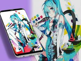 Hatsune vocaloid Miku Wallpaper penulis hantaran