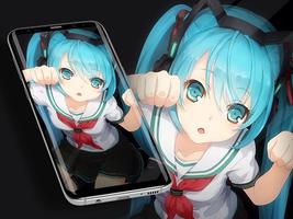 Hatsune vocaloid Miku Wallpaper ảnh chụp màn hình 2