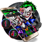 Nawiedzony motyw Jokera ikona