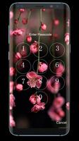 Cherry Blossom Lock Screen Affiche