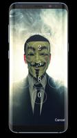 Anonymous Lock Screen Affiche