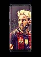 Messi Art Lock Screen poster