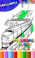 Coloring Pages For Train Cartoon screenshot 3