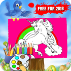 Unicorn Ponny Coloring Book biểu tượng