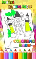 Castle Design Coloring Book poster