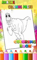 Dinosaurus Coloring Book 2018 पोस्टर