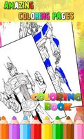 Coloring For Optimus Robo Trans poster