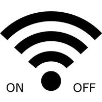 Wifi On/Off Plakat