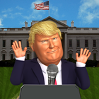 Trump Run 2 White House 2016-icoon