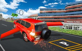 Uçan Araba Oyunu - Prado Araba Park Etme Oyunları Ekran Görüntüsü 3