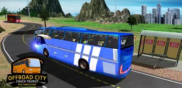 Uphill Off Road Bus-Stadt-Trainer-Bus-Simulator