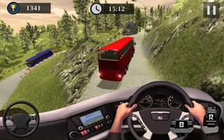 Uphill Off Road Bus Driving Simulator - Bus Games تصوير الشاشة 1