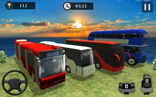 Uphill Off Road Bus Driving Simulator - Permainan screenshot 3