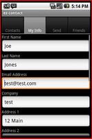 ez-Contact exchange via sms (l تصوير الشاشة 1