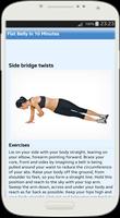 Flat Belly in 10 Minutes الملصق