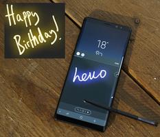Gif Live Message Tips for Galaxy Note8 Poster