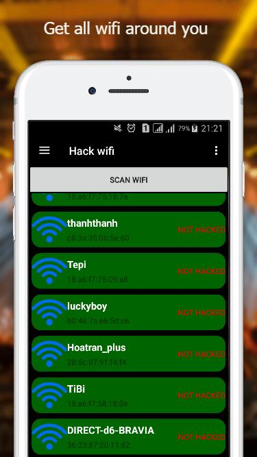 Android 用の ハッカーwifiパスワード17 Prank Apk をダウンロード