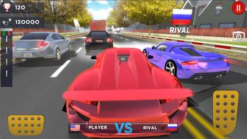 Car Racing Online 2 - Trafikte Yarış Arabası Sürme Ekran Görüntüsü 3