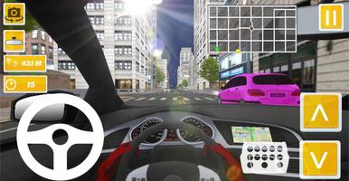 Taxi Driver Unis New York 3D Affiche