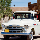 Tapeten Chevy Retro LKW-Pickup Zeichen