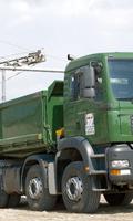 پوستر Wallpaper MAN TGA Tipper Truck