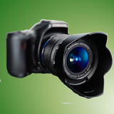 Super Zoom Kamera Zeichen