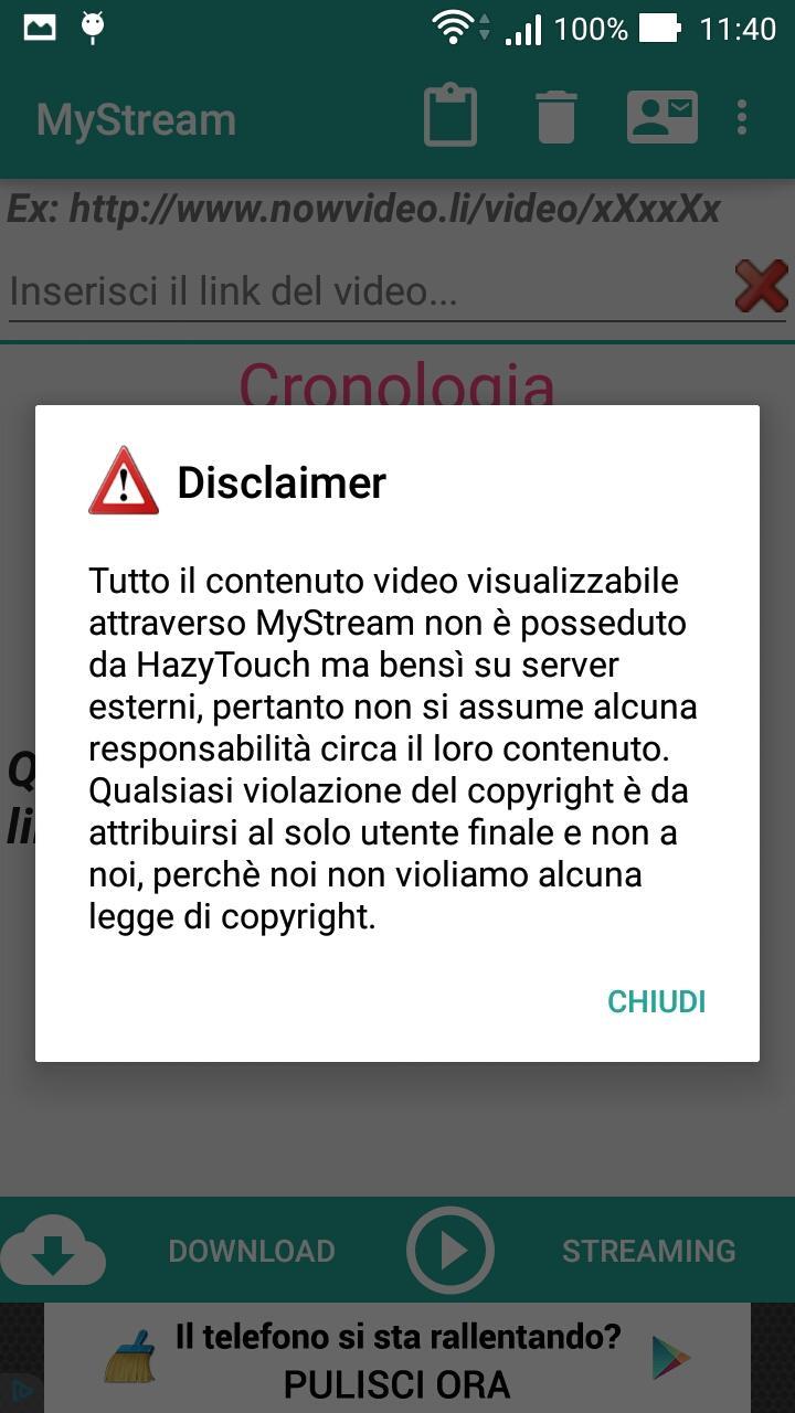 DA NOWVIDEO ANDROID SCARICARE